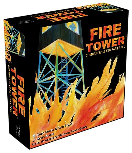 Fire Tower – Juegos de Mesa – Juegos de Estrategia – A Partir de 10 años – Juegos de Mesa – Protégete y sé el más táctico para llevarlo – 2 a 4 Jugadores