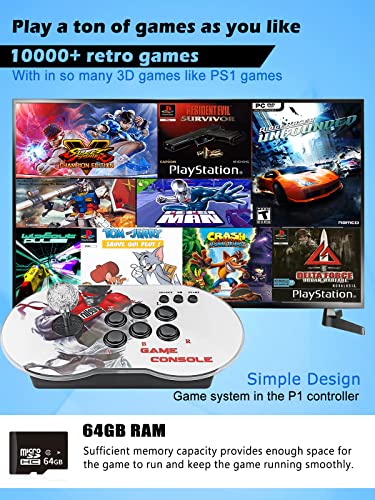 Fordim Arcade Game Console 15000 Classic Games Pandora, máquina de juego retro para PC, proyector y TV, 2-4 jugadores, juegos 3D, búsqueda/oculta/guardar/cargar/pausar juegos