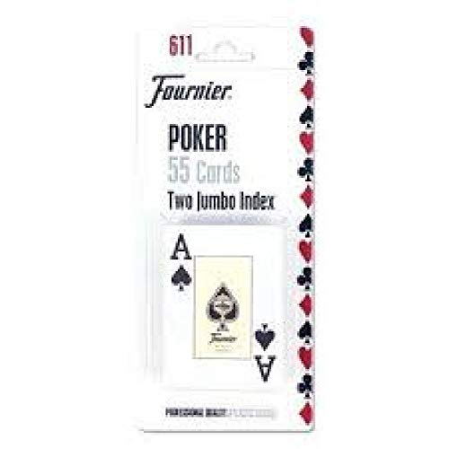 Fournier - Baraja Poker Ingles, 55 Cartas en blíster