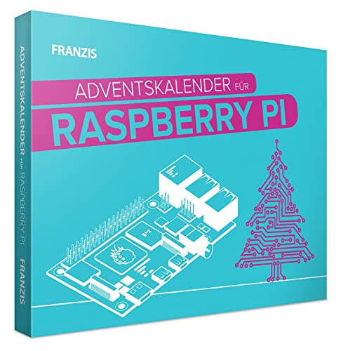 FRANZIS 55103 - Calendario de Adviento Raspberry Pi, construye y programa un belén en 24 días, incluye manual de 52 páginas, sin soldadura