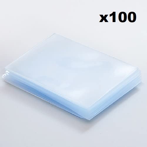 Fundas PREMIUM transparentes protectoras para cartas de tamaño 45 x 68 tipo Mini Euro (Pack de 100)