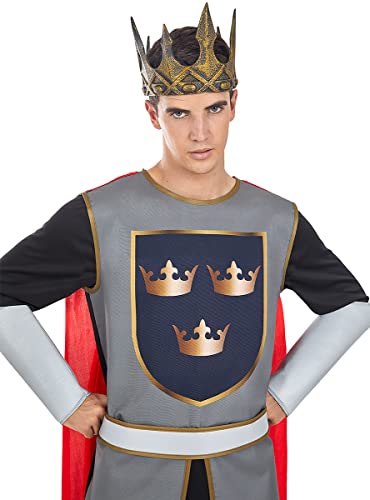 Funidelia | Corona de rey medieval para hombre y mujer Medieval, Edad Media, Caballero - Accesorios para adultos, accesorio para disfraz - Marrón