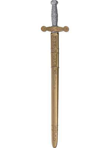 Funidelia | Espada caballero medieval para hombre y mujer Medieval, Edad Media - Accesorios para adultos, accesorio para disfraz - Gris/Plateado