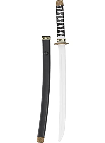 Funidelia | Espada Ninja de 60 cms para hombre y mujer Japón, Geisha, Samurai, Ninja - Accesorios para adultos, accesorio para disfraz - Negro