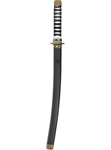 Funidelia | Espada Ninja de 60 cms para hombre y mujer Japón, Geisha, Samurai, Ninja - Accesorios para adultos, accesorio para disfraz - Negro