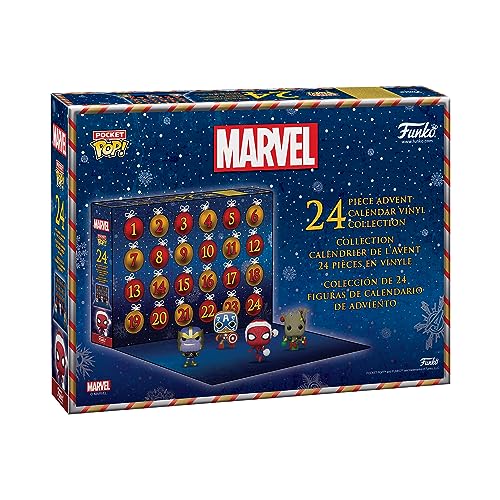 Funko Advent Calendar: Marvel Holiday - Groot - Marvel Comics - Cómics Marvel - 24 Días de Sorpresas - Minifigura de Vinilo Coleccionables - Caja Misteriosa - Idea de Regalo - Holiday Xmas