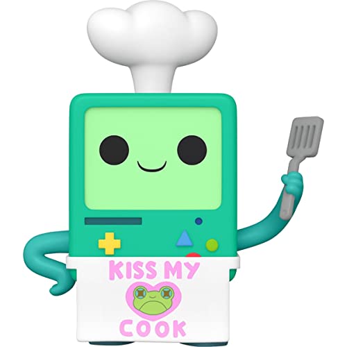 Funko Hora de aventuras - BMO Cook Pop! Figura de vinilo (incluye funda protectora compatible con Pop Box)