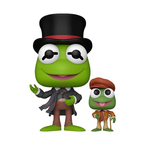 Funko Pop! And Buddy: The Muppet Christmas Carol - Kermit The Frog With TT - The Muppets - Figura de Vinilo Coleccionable - Idea de Regalo- Mercancia Oficial - Juguetes para Niños y Adultos