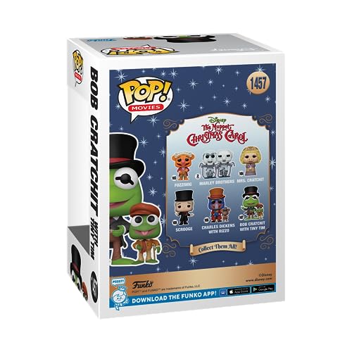 Funko Pop! And Buddy: The Muppet Christmas Carol - Kermit The Frog With TT - The Muppets - Figura de Vinilo Coleccionable - Idea de Regalo- Mercancia Oficial - Juguetes para Niños y Adultos
