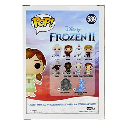 Funko Pop! Disney: Frozen 2 - Young Anna - el Reino del Hielo - Figura de Vinilo Coleccionable - Idea de Regalo- Mercancia Oficial - Juguetes para Niños y Adultos - Movies Fans