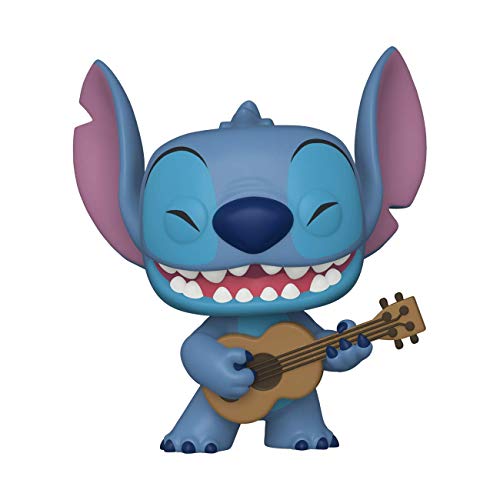 Funko Pop! Disney: Stitch with Ukulele - Lilo and Stitch - Figura de Vinilo Coleccionable - Idea de Regalo- Mercancia Oficial - Juguetes para Niños y Adultos - Movies Fans