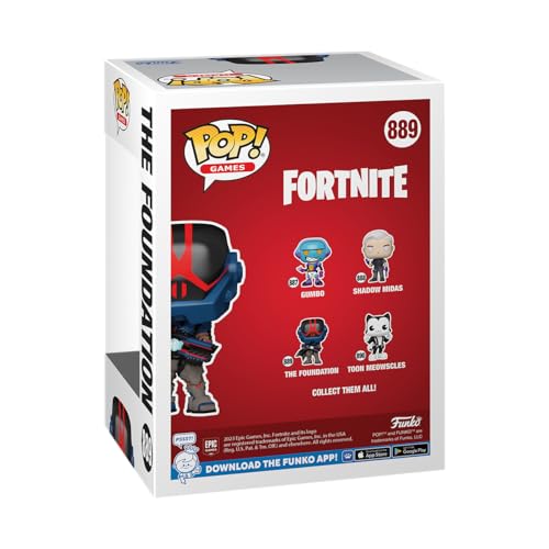 Funko POP! Games: Fortnite - The Foundation - Figuras Miniaturas Coleccionables Para Exhibición - Idea De Regalo - Mercancía Oficial - Juguetes Para Niños Y Adultos - Fans De Video Games