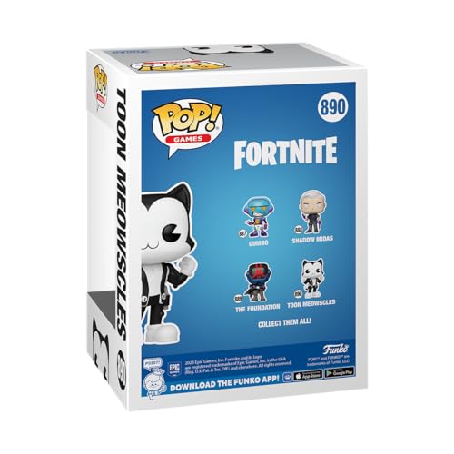 Funko POP! Games: Fortnite - Toon Meowscles - Figuras Miniaturas Coleccionables Para Exhibición - Idea De Regalo - Mercancía Oficial - Juguetes Para Niños Y Adultos - Fans De Video Games
