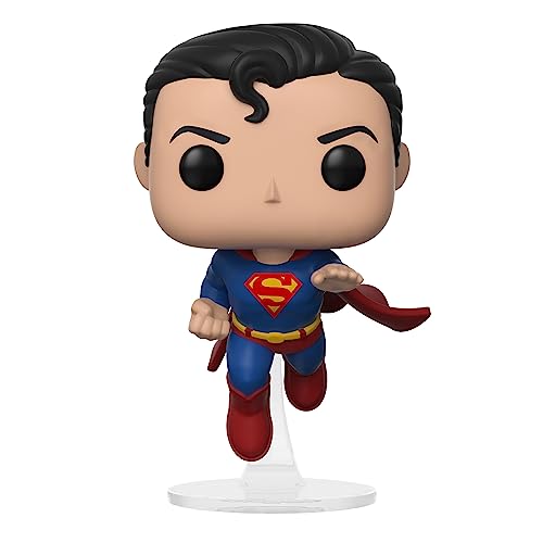 Funko POP! Heroes: Superman - Flying Superman - (80th Anniversary) - DC Comics - Figuras Miniaturas Coleccionables Para Exhibición - Idea De Regalo - Mercancía Oficial - Juguetes Para Niños Y Adultos