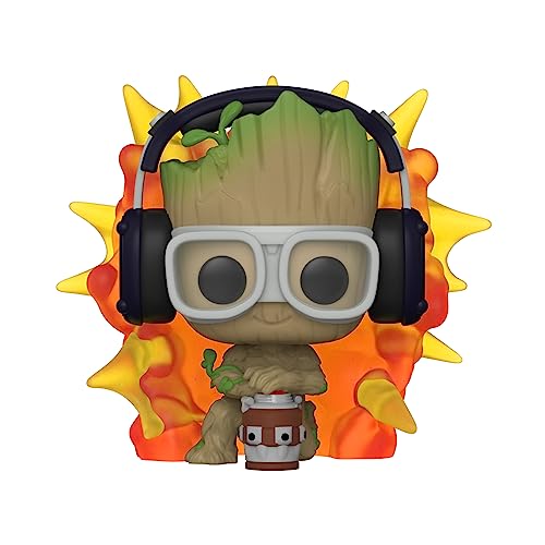 Funko Pop! Marvel: Guardians of The Galaxy - Groot with Detonator - Groot Shorts - Figura de Vinilo Coleccionable - Idea de Regalo- Mercancia Oficial - Juguetes para Niños y Adultos - TV Fans