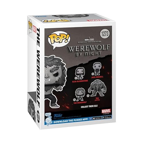 Funko Pop! Marvel: Werewolf by Night - Werewolf - Figura de Vinilo Coleccionable - Idea de Regalo- Mercancia Oficial - Juguetes para Niños y Adultos - TV Fans - Muñeco para Coleccionistas