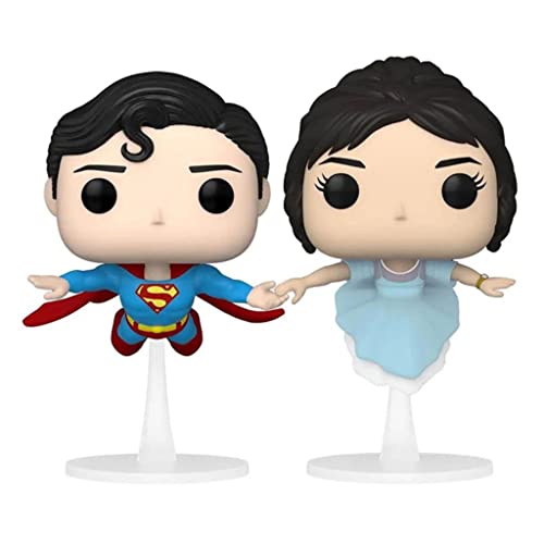 Funko Pop! Movies: DC - 2 Pack Superman & Lois Flying - DC Comics - Exclusiva Amazon - Figura de Vinilo Coleccionable - Idea de Regalo- Mercancia Oficial - Juguetes para Niños y Adultos