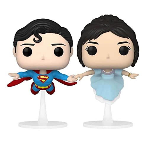 Funko Pop! Movies: DC - 2 Pack Superman & Lois Flying - DC Comics - Exclusiva Amazon - Figura de Vinilo Coleccionable - Idea de Regalo- Mercancia Oficial - Juguetes para Niños y Adultos
