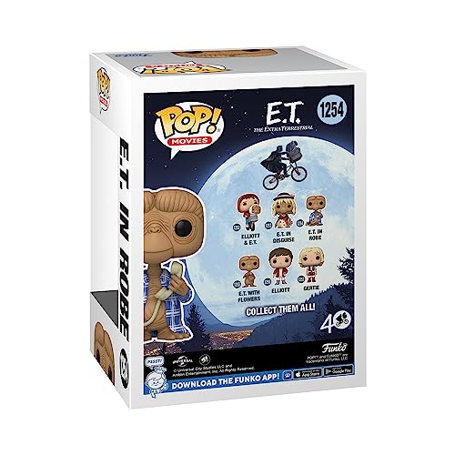 Funko POP! Movies: E.T. 40th - E.T. In Flannel - E.T. The Extra Terrestrial - Figuras Miniaturas Coleccionables Para Exhibición - Idea De Regalo - Mercancía Oficial - Juguetes Para Niños Y Adultos