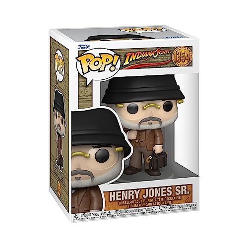 Funko Pop! Movies: Indiana Jones - Henry Jones Sr - Raiders of The Lost Ark - Figura de Vinilo Coleccionable - Idea de Regalo- Mercancia Oficial - Juguetes para Niños y Adultos - Movies Fans