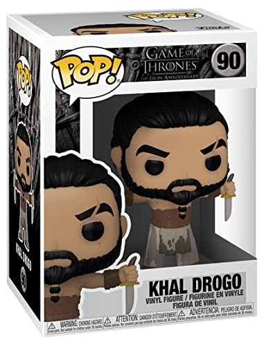 Funko Pop! TV: GOT - Khal Drogo With Daggers - Game Of Thrones - Juego de Tronos - Figura de Vinilo Coleccionable - Idea de Regalo- Mercancia Oficial - Juguetes para Niños y Adultos - TV Fans