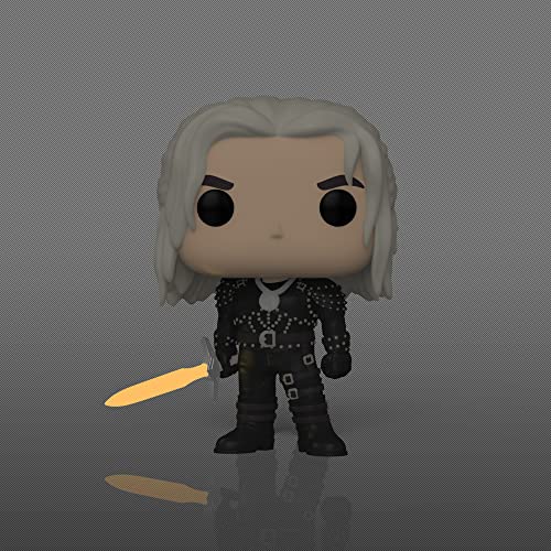 Funko Pop! TV: Witcher - Geralt With Sword - Brilla en la Oscuridad - The Witcher - el Brujo - Exclusiva Amazon - Figura de Vinilo Coleccionable - Idea de Regalo- Mercancia Oficial - TV Fans