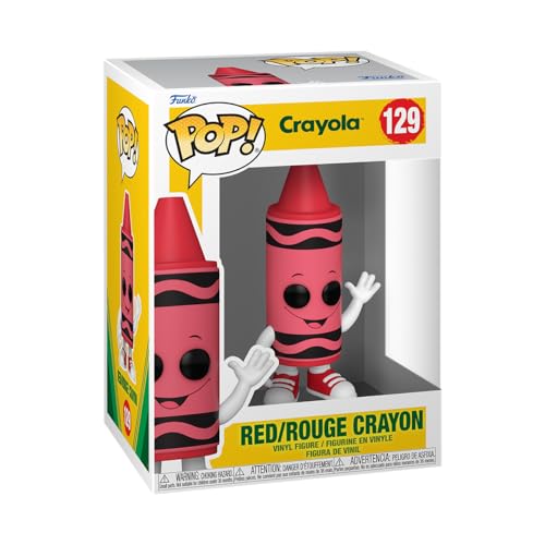 Funko POP! Vinyl: Crayola - Red Crayon - Figuras Miniaturas Coleccionables Para Exhibición - Idea De Regalo - Mercancía Oficial - Juguetes Para Niños Y Adultos - Fans De Ad Icons