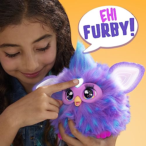 Furby Juguete Interactivo con activación por Voz para niños y niñas a Partir de 6 años, 15 Accesorios de Moda, Juguetes de Peluche electrónicos animatrónicos para niños y niñas