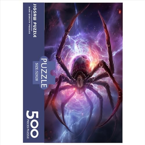 Galaxies Spiders 500 Piezas para Adultos Puzzles Juego de Rompecabezas cumpleaños Decoración Educational Game Stress Relief 500pcs (52x38cm)