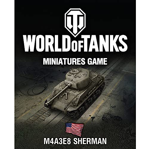Gale Force Nine World of Tanks: American M4A3E8 Sherman Eazy 8 pulgadas - Wave 7 expansión de tanque medio, juego de miniaturas