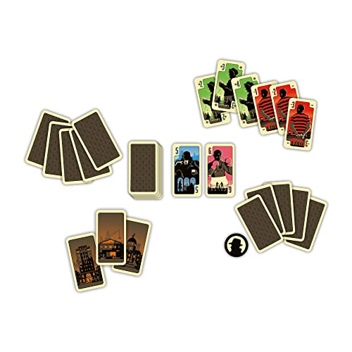 Game Factory 646319, District Noir, Juego Adultos y niños a Partir de 10 años, Duelo de Cartas para 2 Jugadores