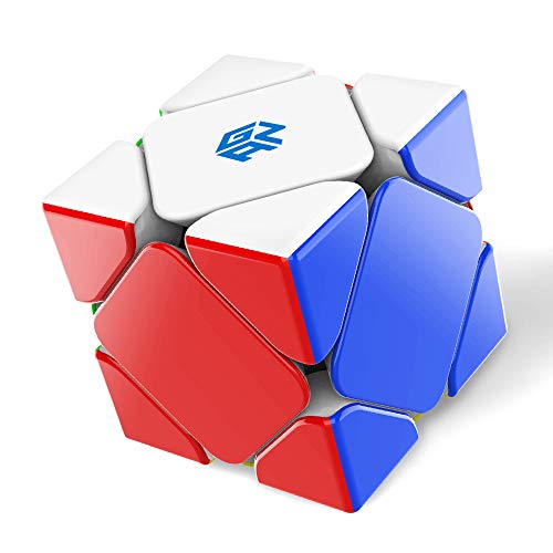 GAN Skewb, Cubo de speedcubing magnético Skweb Cubo mágico (versión Fuerte de 32 imanes)