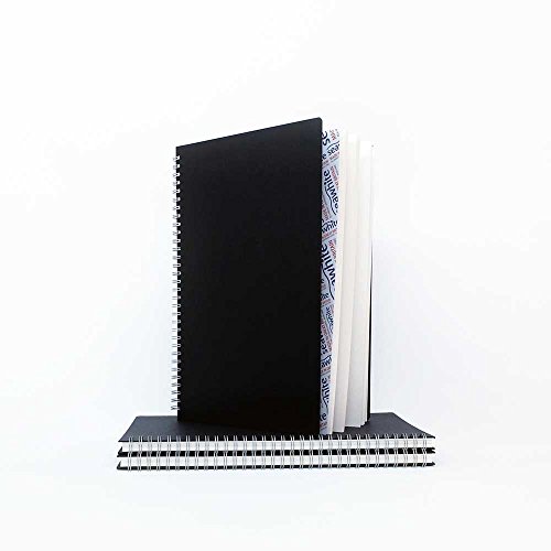 Gateway Seawhite - Cuaderno de bocetos (tamaño A3-297 x 420 mm), Color Negro