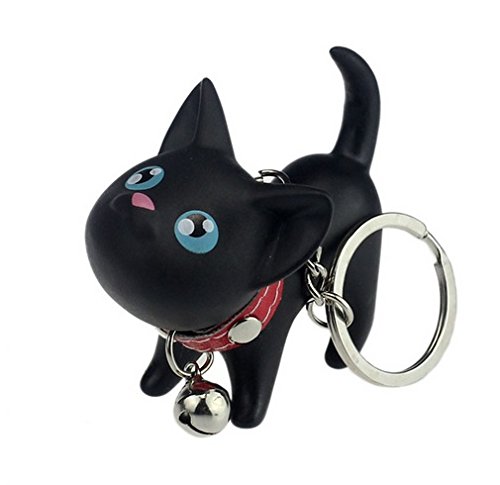 Gato con campana collar llavero gato | Regalo | Niños | Mujeres | Animal | Mascota | Zarpa