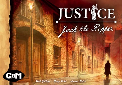 GDM Games (GDMG6 - Justice - Jack The Ripper - Juego de Mesa - Medium Narrative Game - De 3 a 8 Jugadores - a Partir de 14 años. 60 Minutos,GDM2145