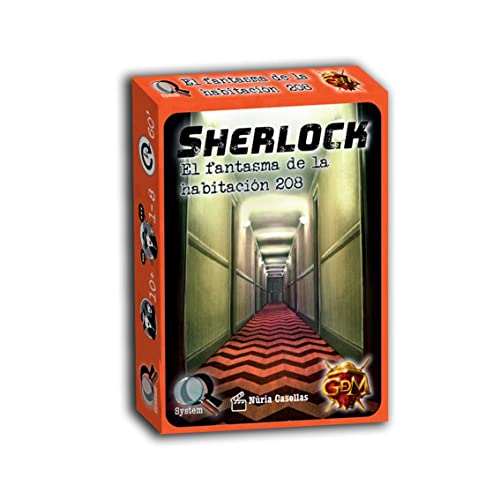 GDM Games (GDMG6) - Sherlock: El Fantasma de la habitación 208. Serie Q9 - Juego de Mesa - Medium Deduction Game - De 1 a 8 Jugadores - A Partir de 8 años. 60 min.