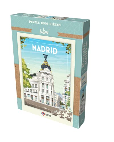 GIGAMIC- Puzzle Madrid Wim' 1000 Piezas (PWMAD)