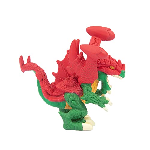 Giochi Preziosi, Dinfroz T-Rex Virus + Soldier Dragon - 2 Personajes de 5 cm, 2 Tarjetas Dino Incluidas para Descubrir el Poder de los Personajes, para niños a Partir de 3 años