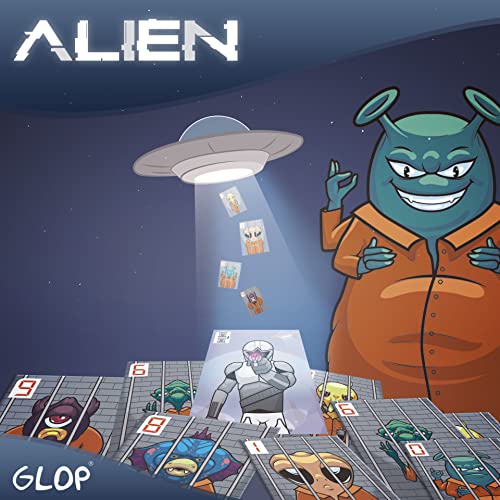 Glop Alien - Juego de Cartas para Niños y Adultos - Partidas rápidas y Divertidas para Toda la Familia - Juegos de Mesa para 2 a 8 Jugadores - Niños de +10 Años