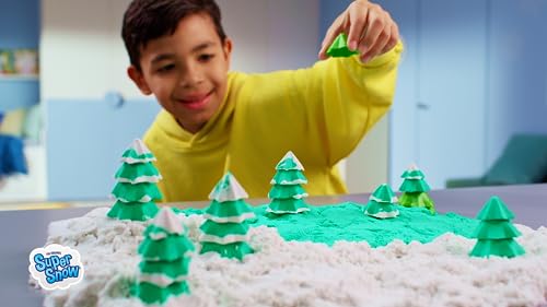 GOLIATH- Super Snow - Snowman City - Juegos Creativos para Niños a Partir de 3 Años - Arena Mágica - Juego de Construcción e Imaginación - Suave al Tacto