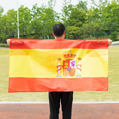 Gran Bandera De España Game De Fútbol Cape National Cloak Cuerpo con Capa Cape Disfraz Capiilar Bandera