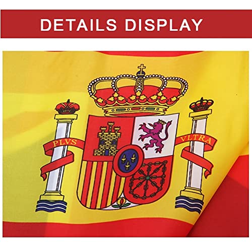 Gran Bandera De España Game De Fútbol Cape National Cloak Cuerpo con Capa Cape Disfraz Capiilar Bandera