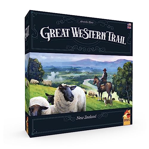 Great Western Trail - Juego de mesa de Nueva Zelanda de segunda edición, juego de estrategia temática de vaquero para niños y adultos, a partir de 12 años, 1-4 jugadores, tiempo de juego de 70 a 150