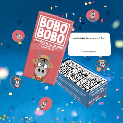 GUATAFAC Bobo Bobo - Juegos de Mesa para Parejas, Adultos y Adolescentes - Mejor Juego y Más Vendido de España para Reír y Aprender & ÍNTIMOOS