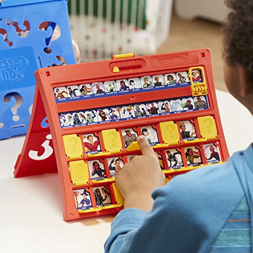 Guess Who? Juego de mesa original de adivinanzas marco fácil de cargar hoja de personajes de doble cara juegos de mesa para 2 jugadores para niños juegos de adivinar para familias a partir de 6 años