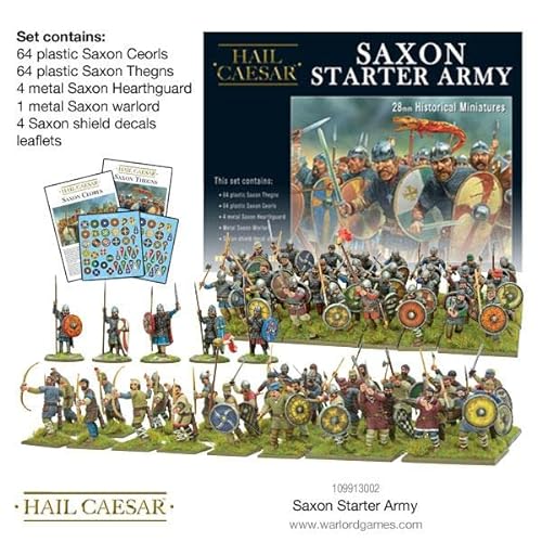 Hail Caesar Warlord Games, Saxon Starter Army - Wargaming miniatures