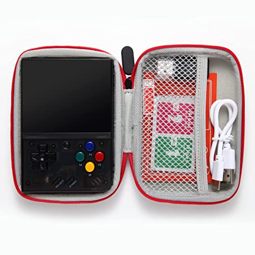 Hard Portable Travel Case for Miyoo Mini Plus Handheld Game Console, Storage Holder EVA Bag Portable Game Console Accessories