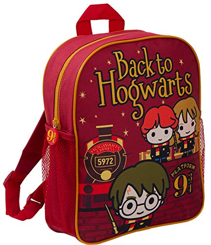 HARRY POTTER Mochila de Dibujos Animados de Hogwarts (Mochila Escolar con Encanto) para niños Talla única Volver a Hogwarts