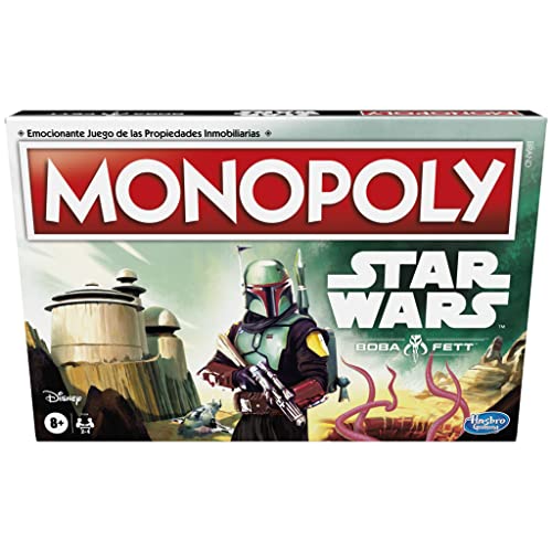 Hasbro Gaming Juego de Mesa Monopoly F5394105: Star Wars Boba Fett - A Partir de 8 años