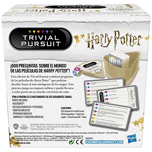 Hasbro Gaming Trivial Pursuit: Edición Harry Potter Wizarding World - Edad: 8+